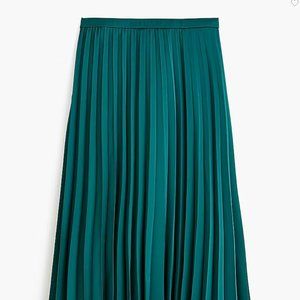 J. Crew Pleated Midi Skirt